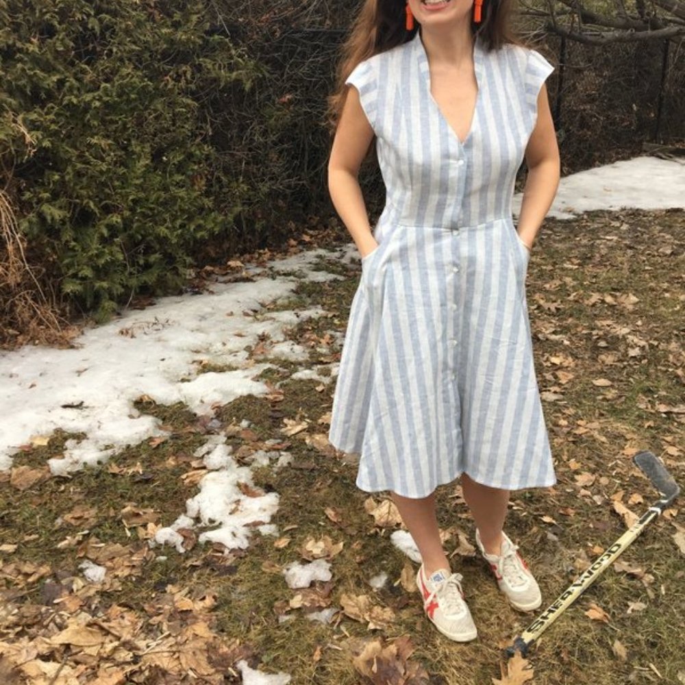 Meemoza Fisher Linen Dress